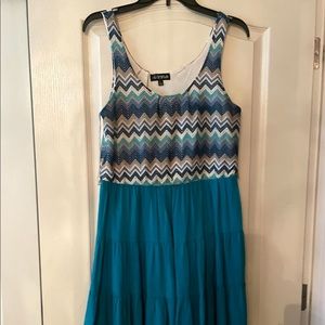 Blue dress size large